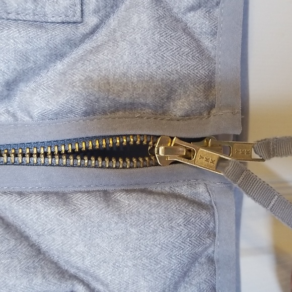 J. Crew Womens Light Grey Down Puffer Vest Jacket Quilt Print Sleevless - Picture 5 of 13